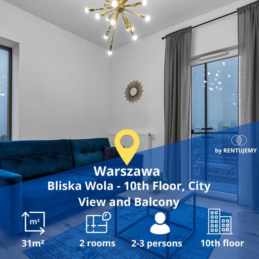 Warsaw Business Apartments - Air Conditioning, 10Th Floor, City View, Balcony - By Rentujemy Eksteriør billede